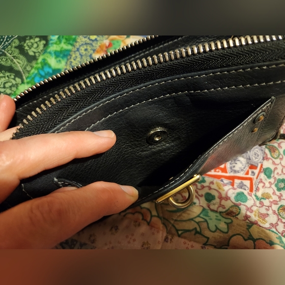 SOLD! Chloe Paddington Paddington Black Leather Long Zip Around Wallet - Picture 7 of 13